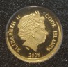 COOK ISLANDS - KM 1526 - 5 DOLLARS 2008 - GOLD - ARISTOTLE