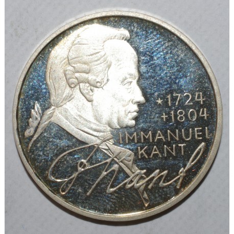 DEUTSCHLAND - KM 139 - 5 MARK 1974 D - München - 250 Jahre Philosoph Immanuel Kant