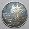 DEUTSCHLAND - KM 139 - 5 MARK 1974 D - München - 250 Jahre Philosoph Immanuel Kant