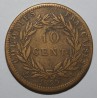 GUYANE - COLONIES FRANCAISES  - KM 19 - 10 CENTIMES 1829 A - Paris - Charles X