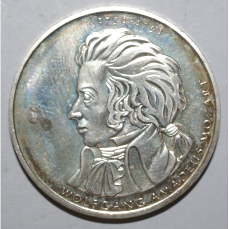 GERMANY - KM 248 - 10 EURO 2006 D - Munich - 250 years since the birth of Wolfgang Amadeus Mozart