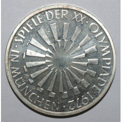 GERMANY - KM 134 - 10 MARK 1972 F - Stuttgart - Munich Olympics