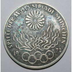 GERMANY - KM 135 - 10 MARK 1972 G - Karlsruhe - Munich Olympic Games - Flame