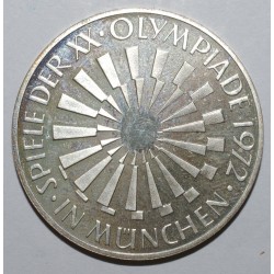 GERMANY - KM 135 - 10 MARK 1972 J - Hamburg - Munich Olympic Games