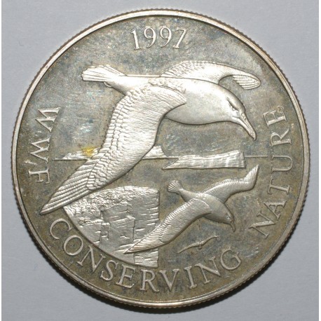 FALKLANDINSELN - KM 59a - 50 PENCE 1997 - WWF - ALBATROS