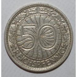 DEUTSCHLAND - KM 49 - 50 REICHSPFENNIG 1927 A - Berlin - Weimarer Republik