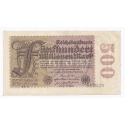 GERMANY - 500 MILLIONEN MARK - 01/09/1923 - TRES TRES BEAU A SUPERBE - PICK 110