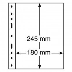 Lot de 10 pages recharges OPTIMA pour billets - OPTIMA 1C, 2C et 3C