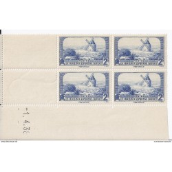 TIMBRES FRANCE - COIN DATE - 3 FRANCS BLEU - 11.9.35 - POSTE AERIENNE - YVERT ET TELLIER 13