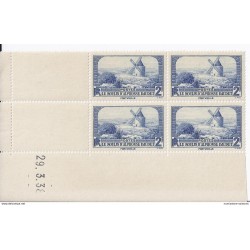 TIMBRES FRANCE - COIN DATE - 3 FRANCS BLEU - 11.9.35 - POSTE AERIENNE - YVERT ET TELLIER 13