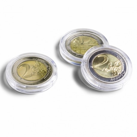 BOX OF 10 ROUND COIN CAPSULES ULTRA  (17 to 41 mm)