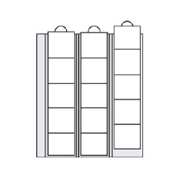 Premium-Zusatzblätter - 15 bis 60 Fächer - 20 bis 70 mm