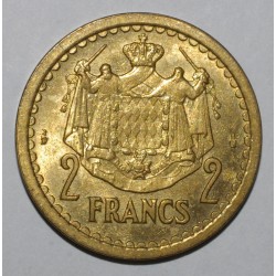 MONACO - KM 121a - 2 FRANCS 1945 - Nicht datiert - LOUIS II