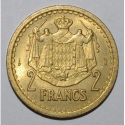 MONACO - KM 121a - 2 FRANCS 1945 - Non daté - LOUIS II