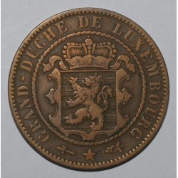 LUXEMBOURG - KM 23.1 - 10 CENTIMES 1854