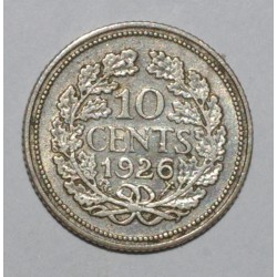 NETHERLANDS - KM 163 - 10 CENTS 1926 - Wilhelmina