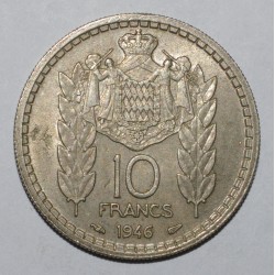 MONACO - KM 123 - 10 FRANCS 1946 - LOUIS II