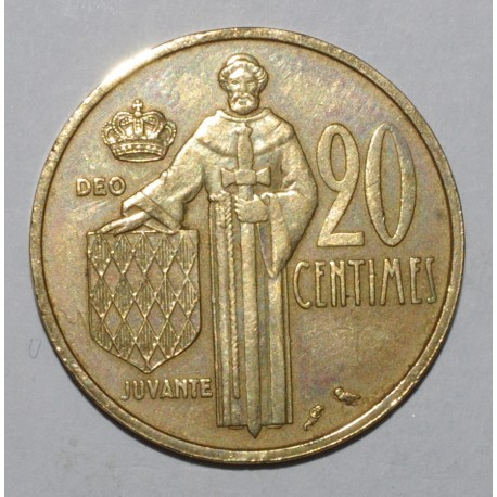 MONACO - 20 CENTIMES 1962 - RAINIER III