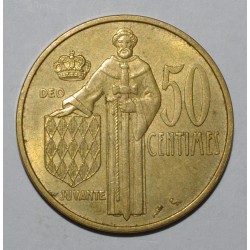 MONACO - KM 144 - 50 CENTIMES 1962 - RAINIER III