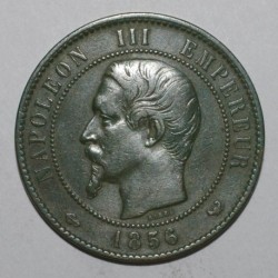 GADOURY 248 - 10 CENTIMES 1856 W Lille TYPE NAPOLEON III - TB+ - KM 771