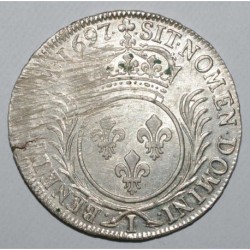 FRANKREICH - Gad 217 - LUDWIG XIV - ECU MIT PALMEN - 1697 I