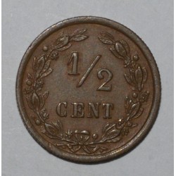 NIEDERLANDE - KM 109 - 1/2 CENT 1900