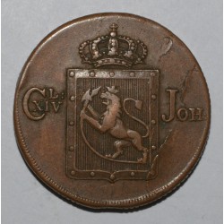 NORWEGEN - KM 286 - 1 SKILLING 1819 - Carl XIV Johan