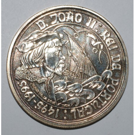 PORTUGAL - KM 685 - 1000 ESCUDOS 1995 - 500 ans de la mort de Jean II