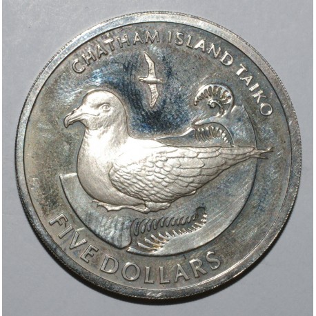 NEUSEELAND - KM 133 - 5 DOLLAR 2004 - Taiko von Chatham Island - Magenta Petrel