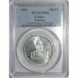 GADOURY 898 - 100 FRANCS 1991 TYPE PANTHEON - FDC PCGS MS 66 - KM 951.1