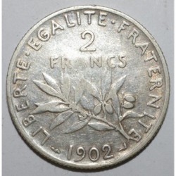 FRANCE - KM 845 - 2 FRANCS 1902 - TYPE SOWER