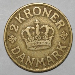 DANEMARK - KM 825 - 2 KRONER 1925 - Christian X