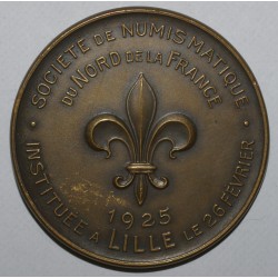 MEDAILLE - LILLE - STE NUMISMATIQUE A/HUGO DE CORT