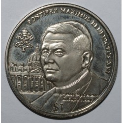 SIERRA LEONE - KM 323 - 1 DOLLAR 2005 - PAPST BENEDIKT XVI