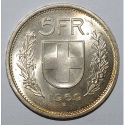 SCHWEIZ - KM 40 - 5 FRANCS 1969 B - Bern - DER KOPF DES SCHÄFERS