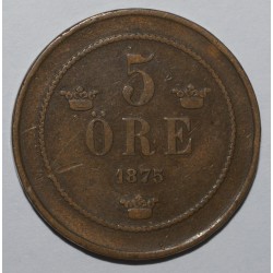 SWEDEN - KM 736 - 5 ORE 1875