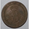 SPANIEN - KM 634.5 - 2 1/2 CENTIMOS 1867 OM