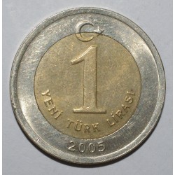 TURKEY - KM 1169 - 1 NEW LIRA 2005