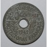 TUNISIA - KM 268 - 20 CENTIMES 1942 - French protectorate