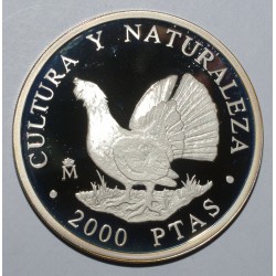 ESPAGNE - KM 953 - 2000 PESETAS 1995 - COQ DE BRUYERE