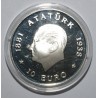 TÜRKEI - KM 1084 - 2500000 LIRA 1998 - 10 EURO - KEMAL ATATURK