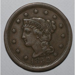 VEREINIGTE STAATEN - KM 67 - 1 CENT 1852 - BRAIDED HAIR