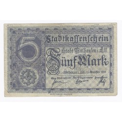 68100 - MULHOUSE (MULHAUSEN) - 5 MARK 15/10/1918 - TTB+