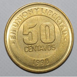 ARGENTINE - KM 121 - 50 CENTAVOS 1997 - 50 ans du droit de vote pour les femmes