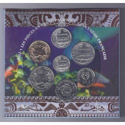 POLYNESIE - COFFRET BRILLANT UNIVERSEL 2002 - 188 FRANCS