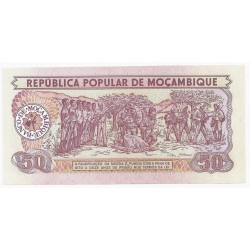 MOZAMBIQUE - PICK 129 - 50 METICAIS - 16/06/1986 - NEUF