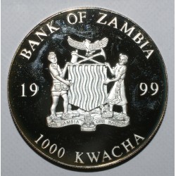 ZAMBIA - KM 124 - 1000 KWACHA 1999 - 20 EURO BANKNOTE