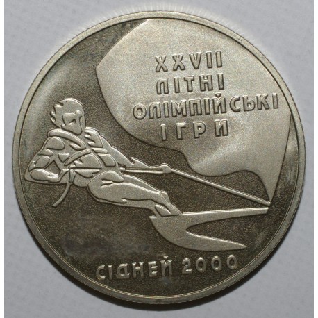 UKRAINE - KM 97 - 2 HRYVNI 2000 - OLYMPIC GAMES - SYDNEY - SKI