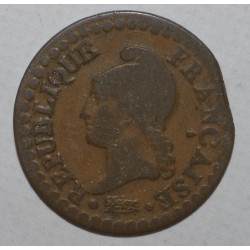 FRANCE - KM 646 - 1 CENTIME 1798 TYPE DUPRE YEAR 8 A PARIS - VG