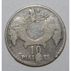 LIBAN - KM 6 - 10 PIASTRES 1929 - Cèdre